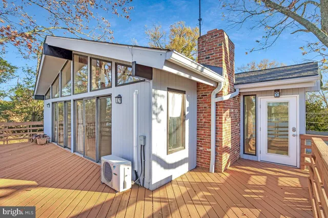 a view of a house with a balcony