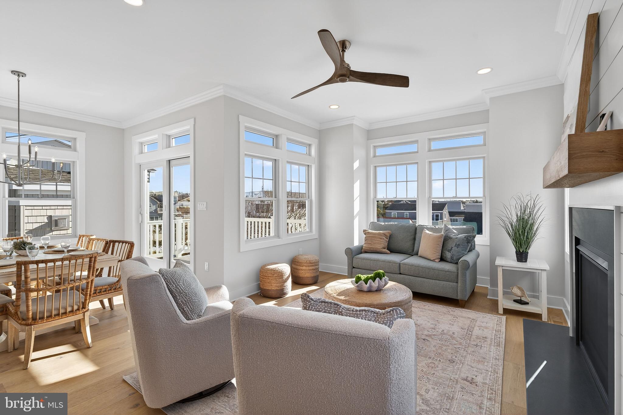 7 Cohasset Road Long Beach Township, NJ 08008 - Photo 14 of 74 Upper floor Living room w deck access