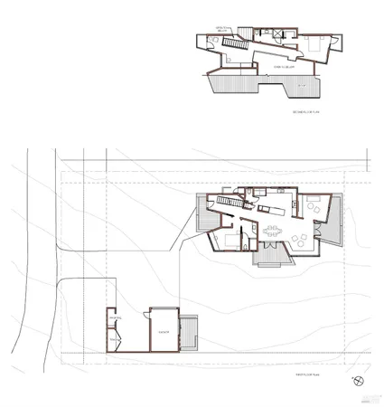 a black and white photo of a room