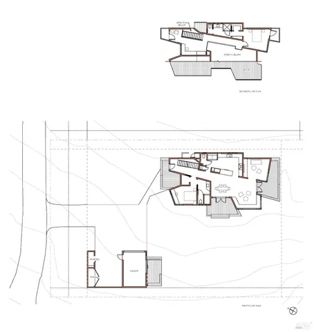 a black and white photo of a room