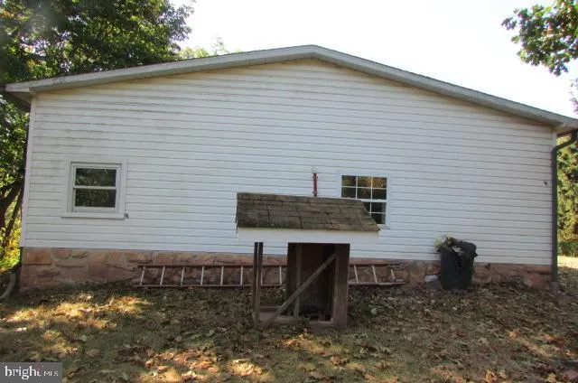 a view of a house with a patio