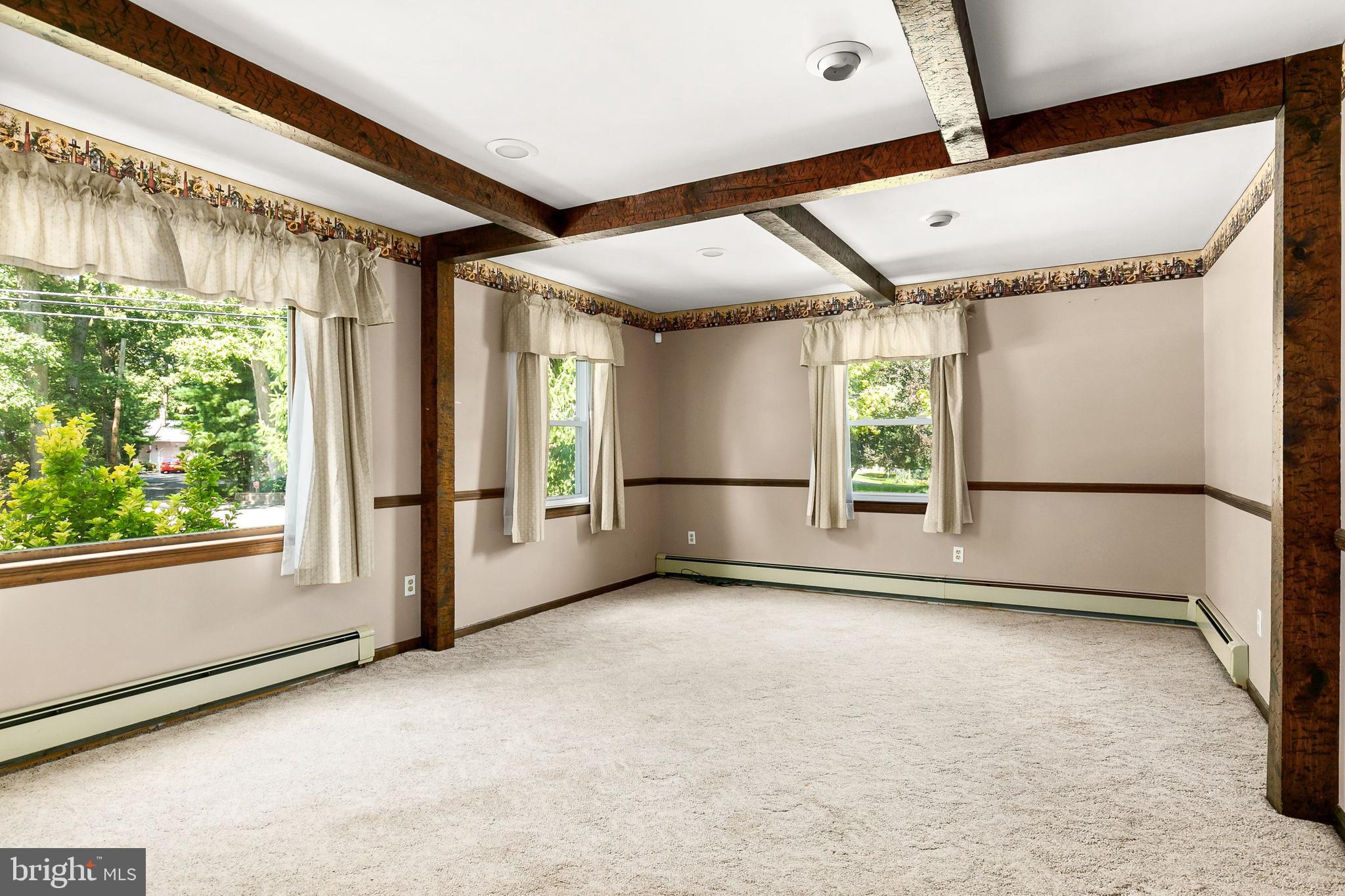 86 Hopkins Road New Egypt, NJ 08533 - Photo 9 of 37 a view of an empty room with a window