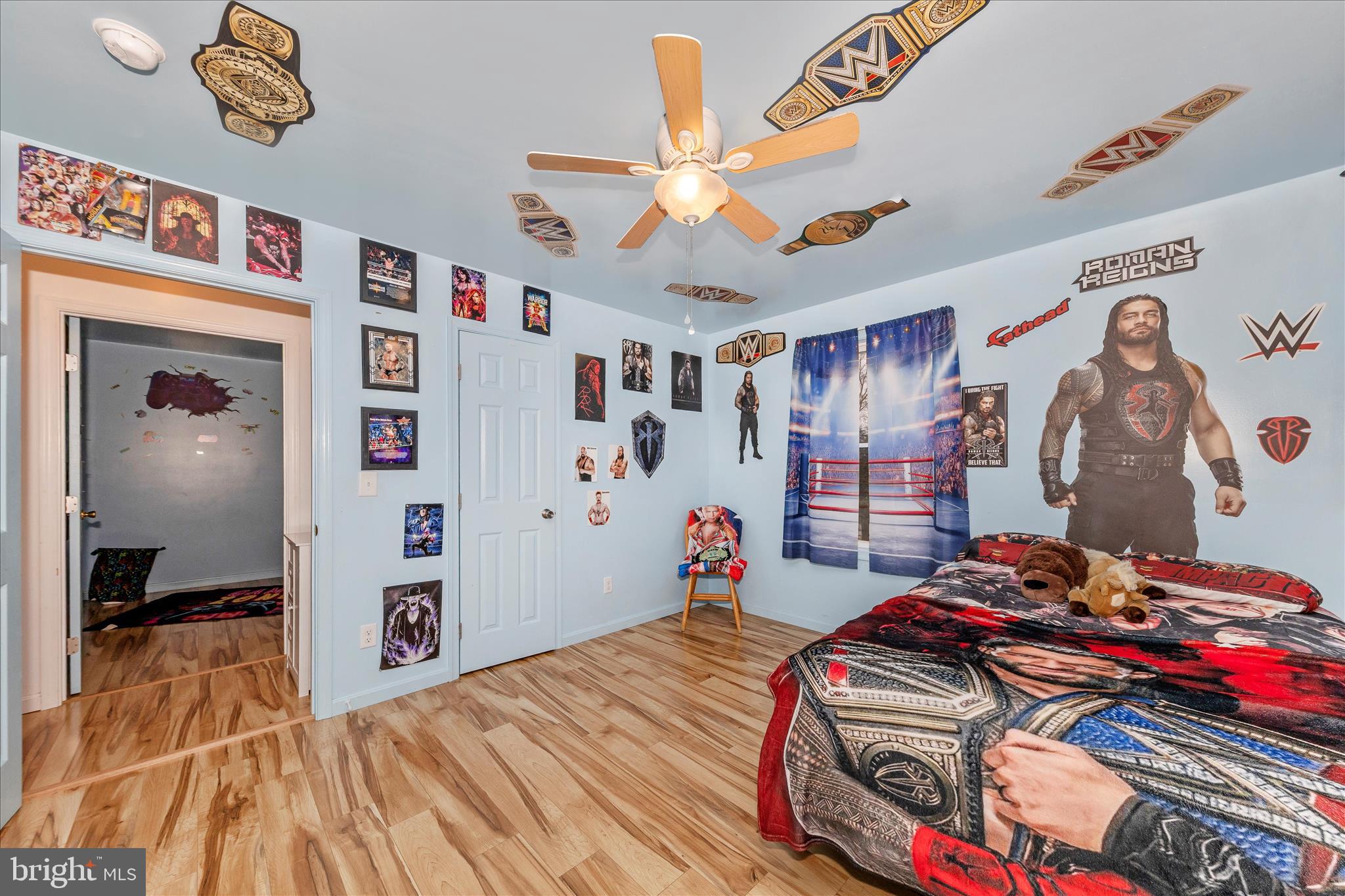 2915 Fry Road Jefferson, MD 21755 - Photo 31 of 66 a bedroom with a bed and a walk in closet