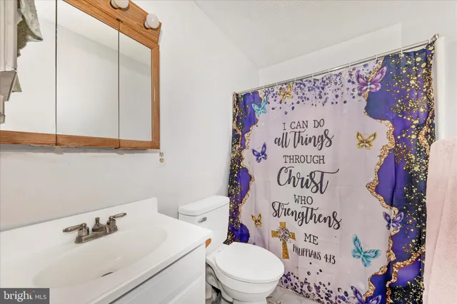 a aerial view of residential houses with outdoor space and trees