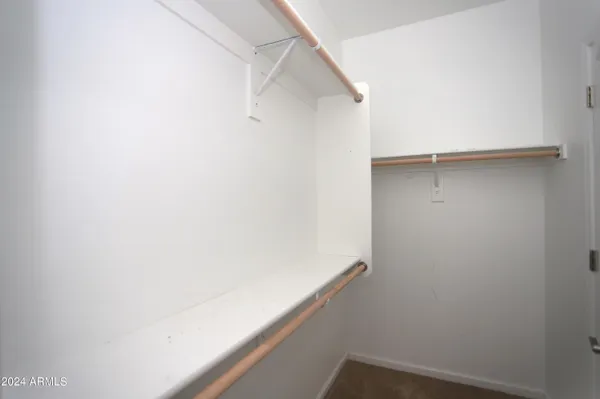 a view of small space with closet