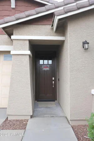 a view of front door