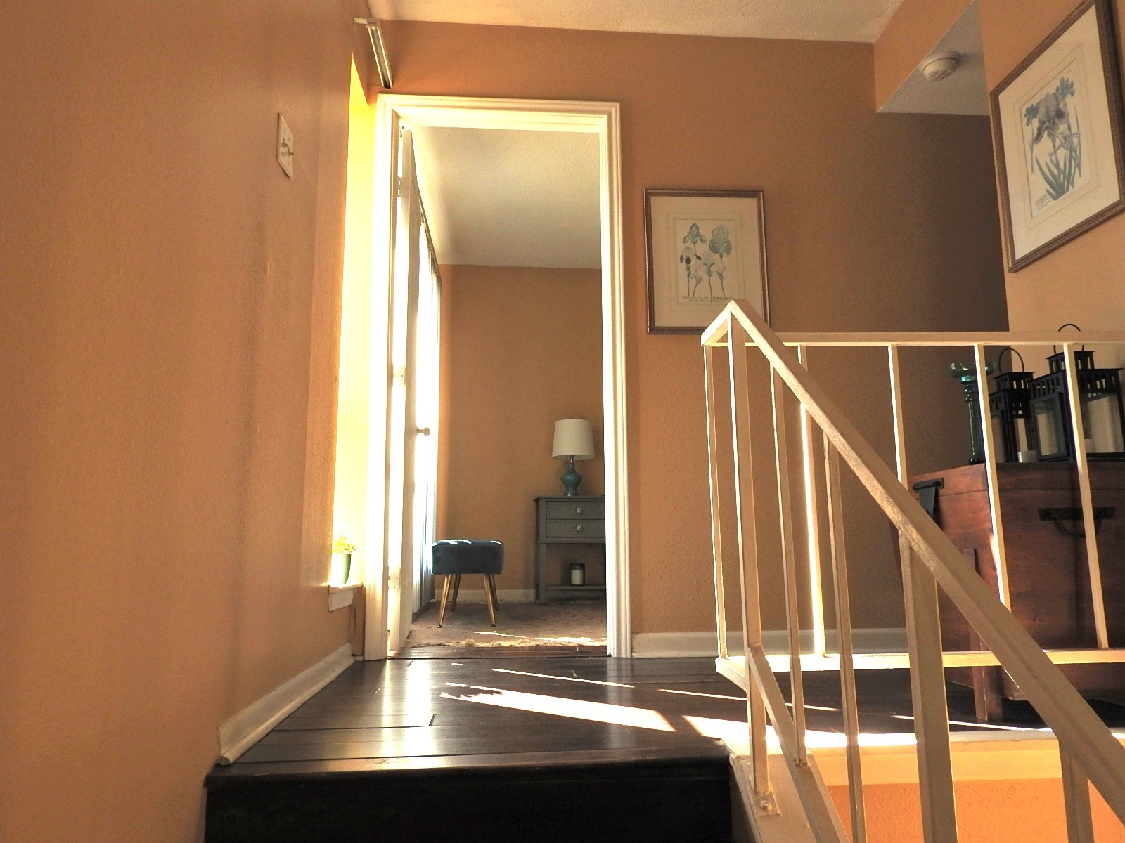 7047 Bissonnet Street, Unit 44 Houston, TX 77074 - Photo 10 of 20 a view of entryway and hall with wooden floor