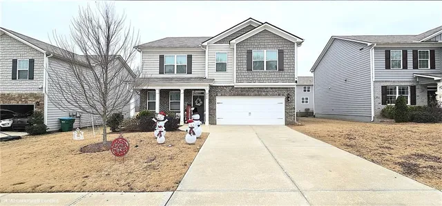 a view of a house with a patio