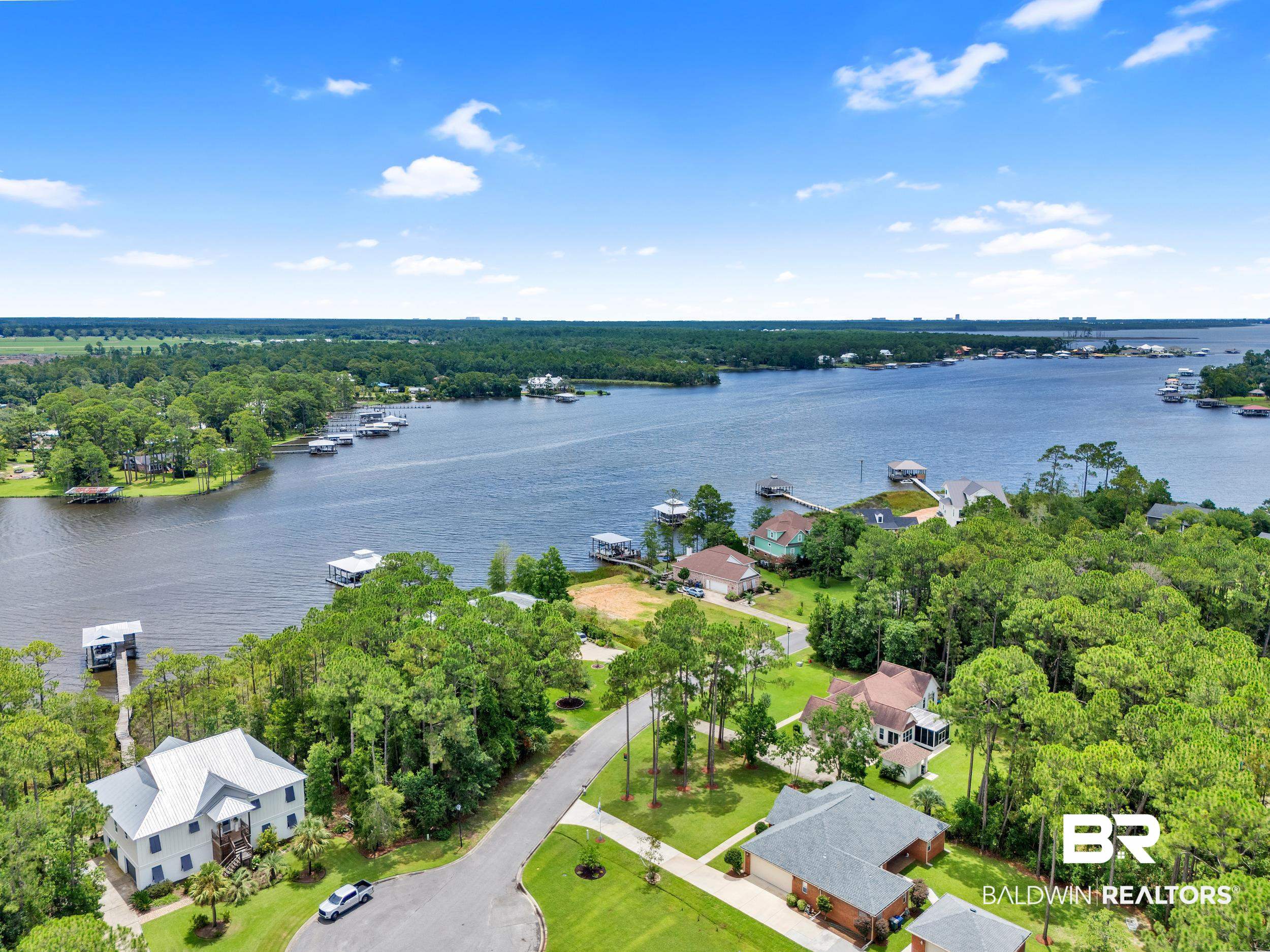 8963 Bay Point Drive Elberta, AL 36530 - Photo 24 of 25 Drone / aerial view of a large body of water
