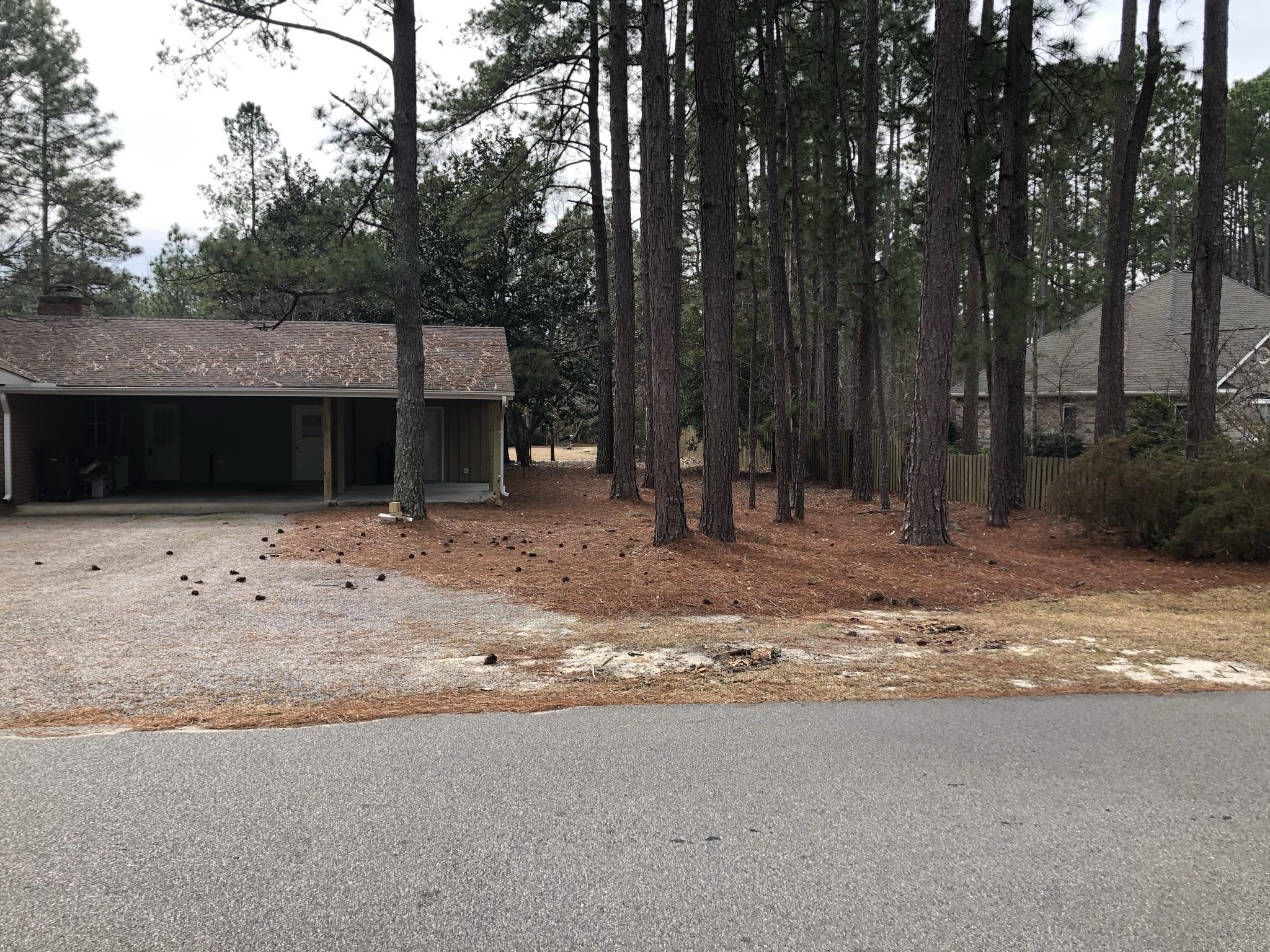 905 Robinwood Road Aberdeen, NC 28315 - Photo 22 of 42 view from Sun Rd looking at the carport, apartment and back yard.
