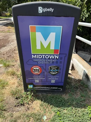 a sign that is on a pole