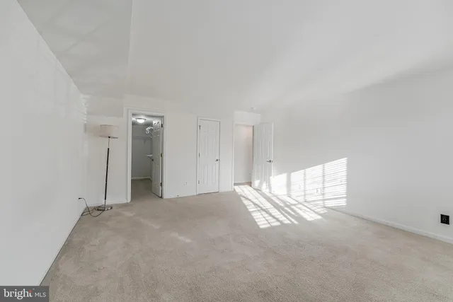 a view of an empty room