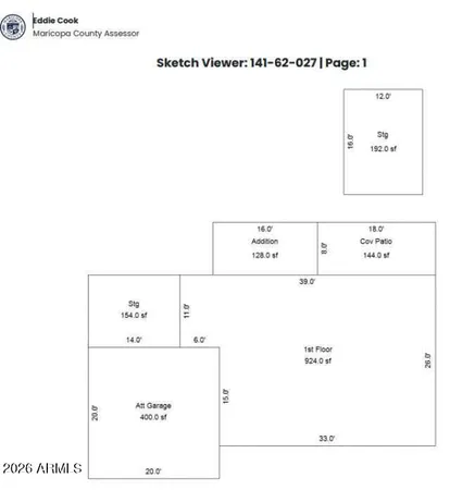 $321,000 | 6730 East El Paso Street, Mesa, AZ 85205