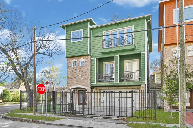 a view of a city with tall buildings