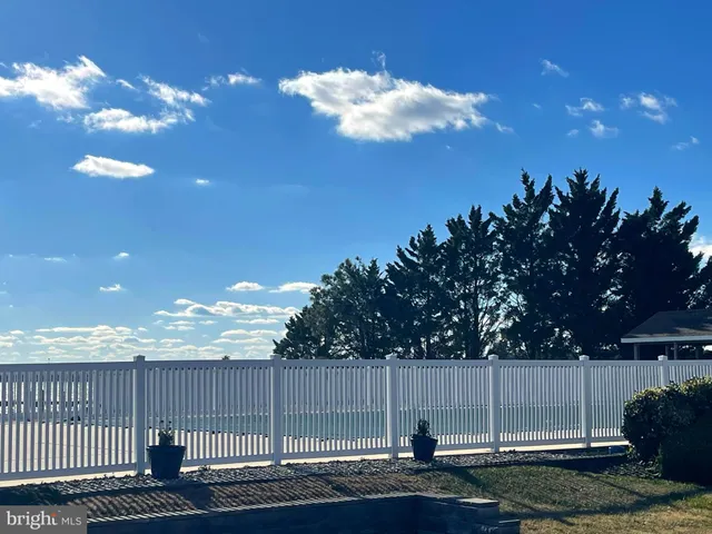 a view of a yard with an outdoor space