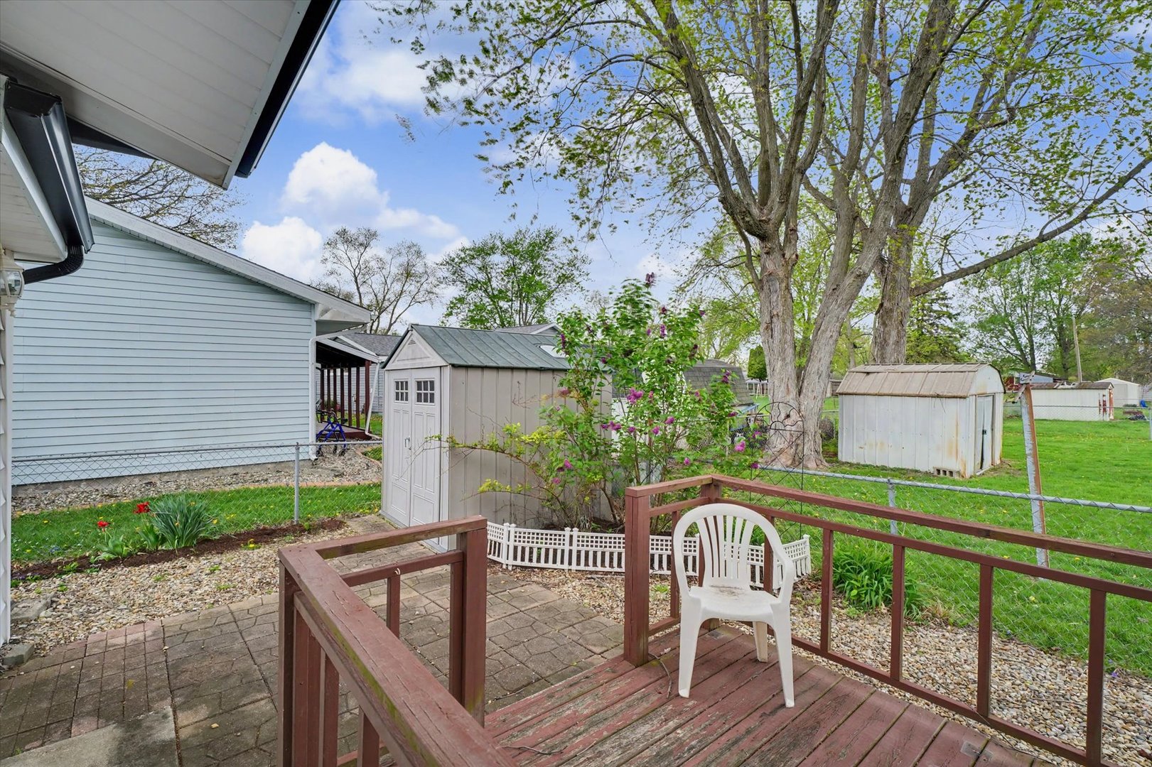1605 Grange Drive Rantoul, IL 61866 - Photo 25 of 26 a view of a chair and table in the patio