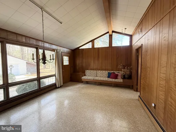 a view of hallway with window