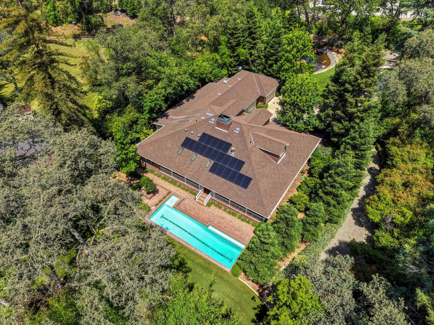 3557 Val Verde Road Loomis, CA 95650 - Photo 64 of 71 an aerial view of a house with a yard