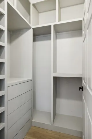 a view of walk in closet