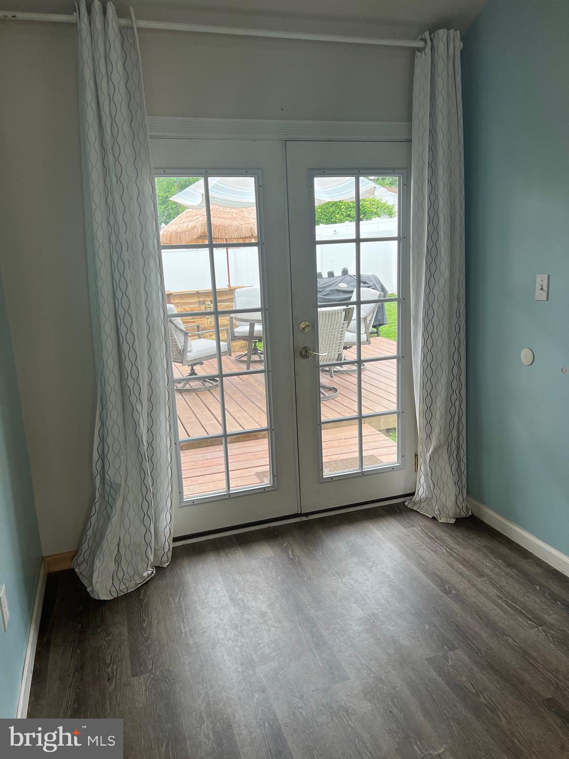 809 Auburn Road Fairless Hills, PA 19030 - Photo 20 of 24 Double doors to yard from master bedroom