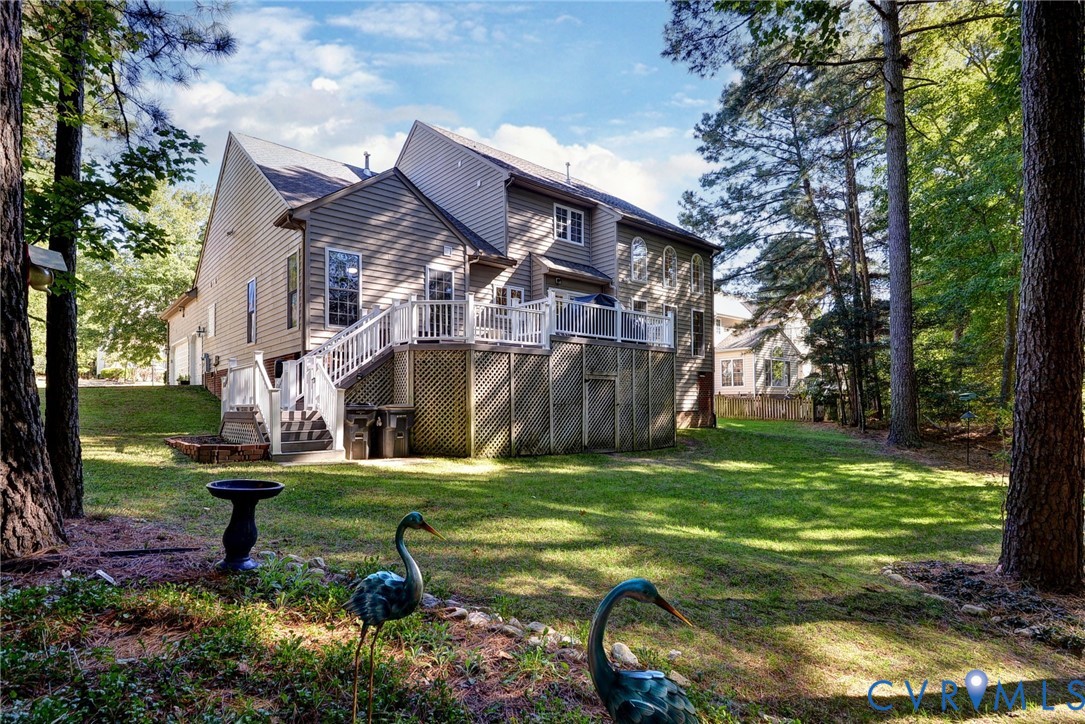 9405 Ashlock Court Toano, VA 23168 - Photo 39 of 43 a view of a house with a yard