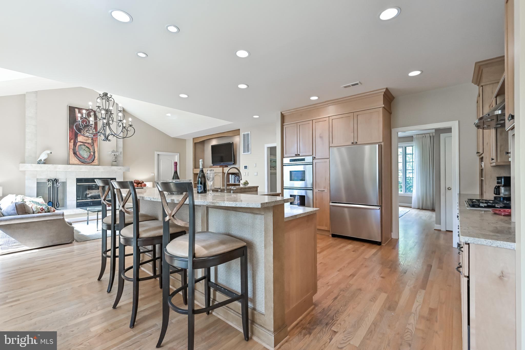 11311 Bright Pond Lane Reston, VA 20194 - Photo 11 of 50 Breakfast Bar Seating on Gourmet Kitchen Island