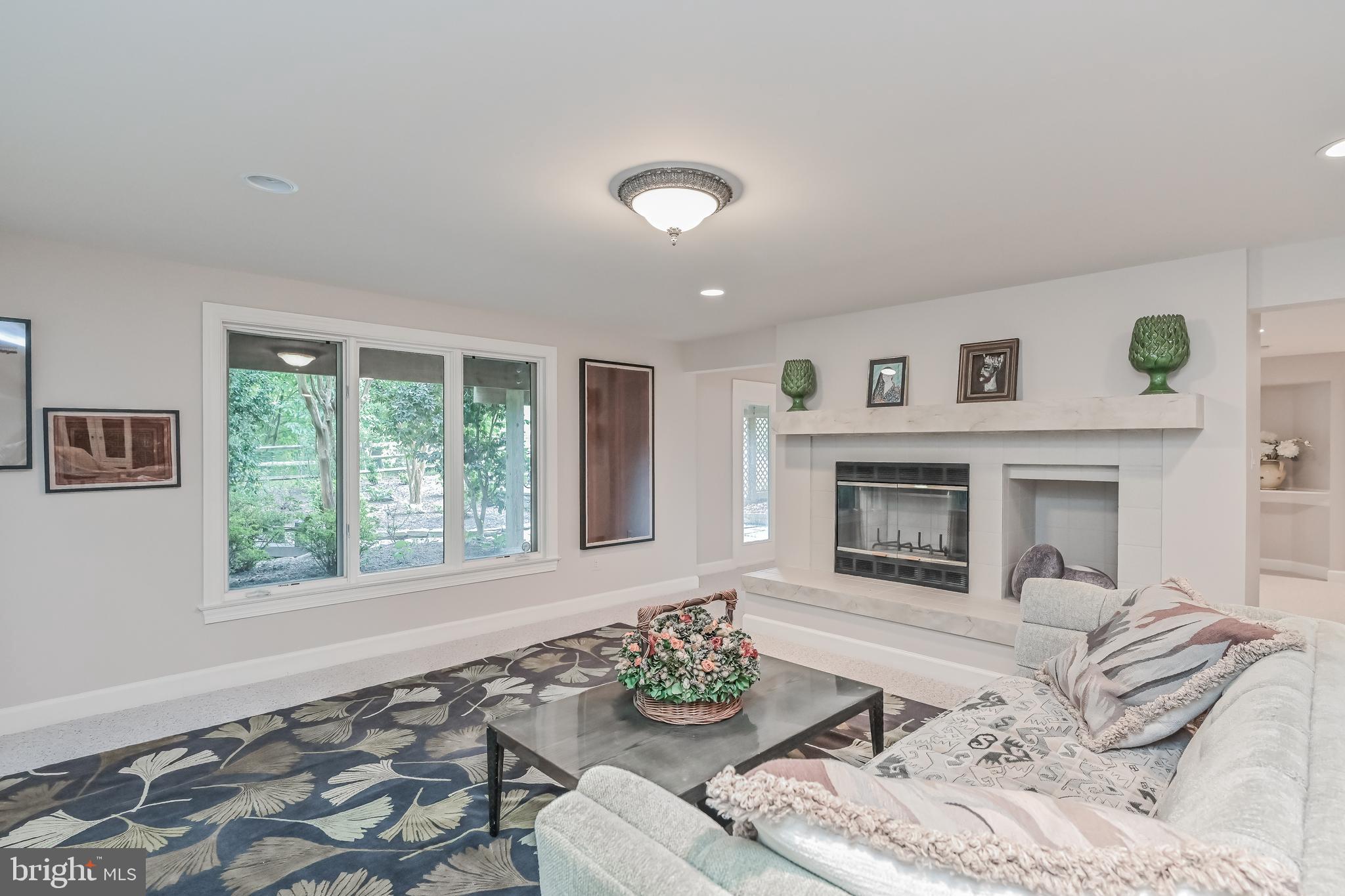 11311 Bright Pond Lane Reston, VA 20194 - Photo 35 of 50 Recreation Room w/ Fireplace