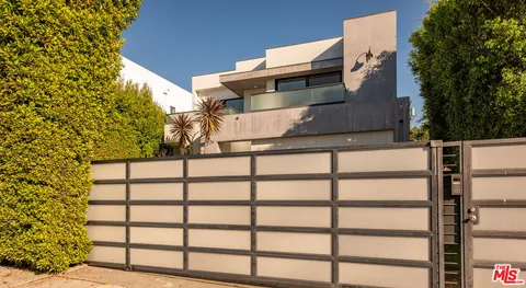 a view of a building from a balcony