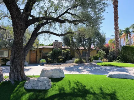 a view of an outdoor space with swimming pool