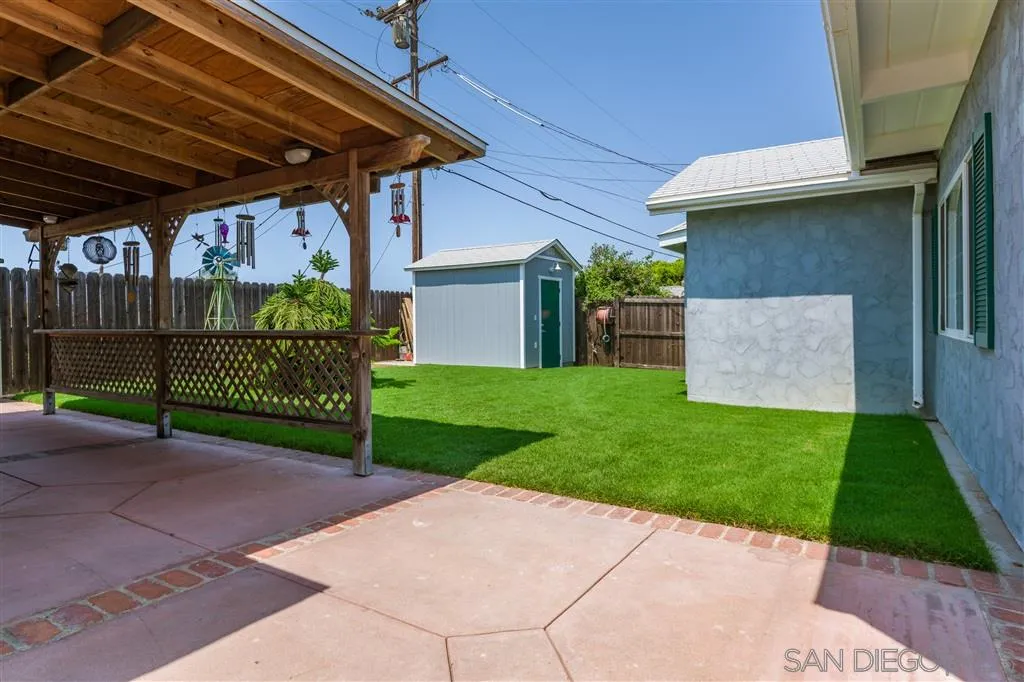 5168 Constitution Road San Diego, CA 92117 - Photo 24 of 25 a view of a backyard with a garden