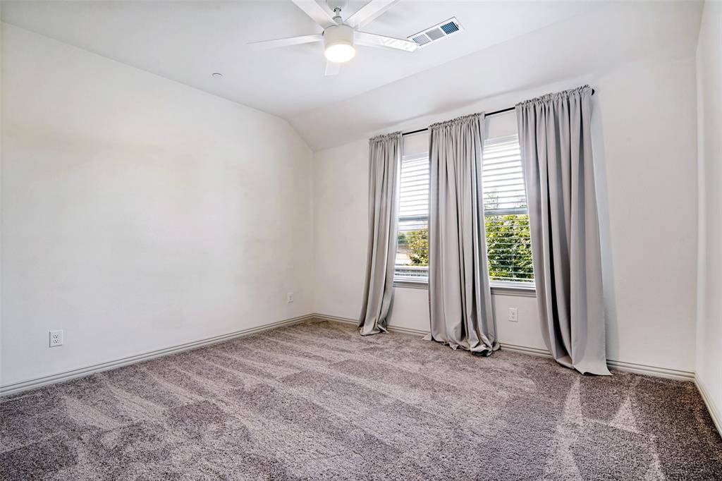1006 Emil Place Allen, TX 75013 - Photo 17 of 28 Spacious room featuring textured gray carpeting and white painted walls
