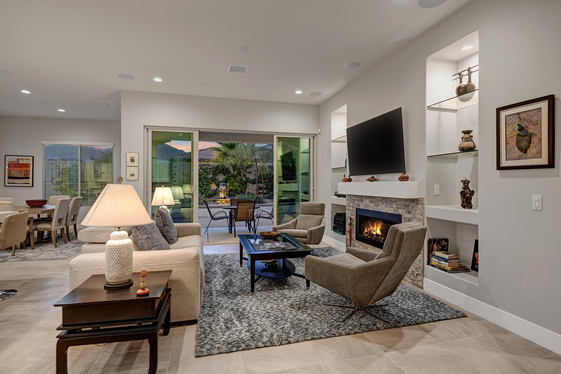 51 Merlot Rancho Mirage, CA 92270 - Photo 32 of 50 072 LIVING ROOM NIGHT MLS