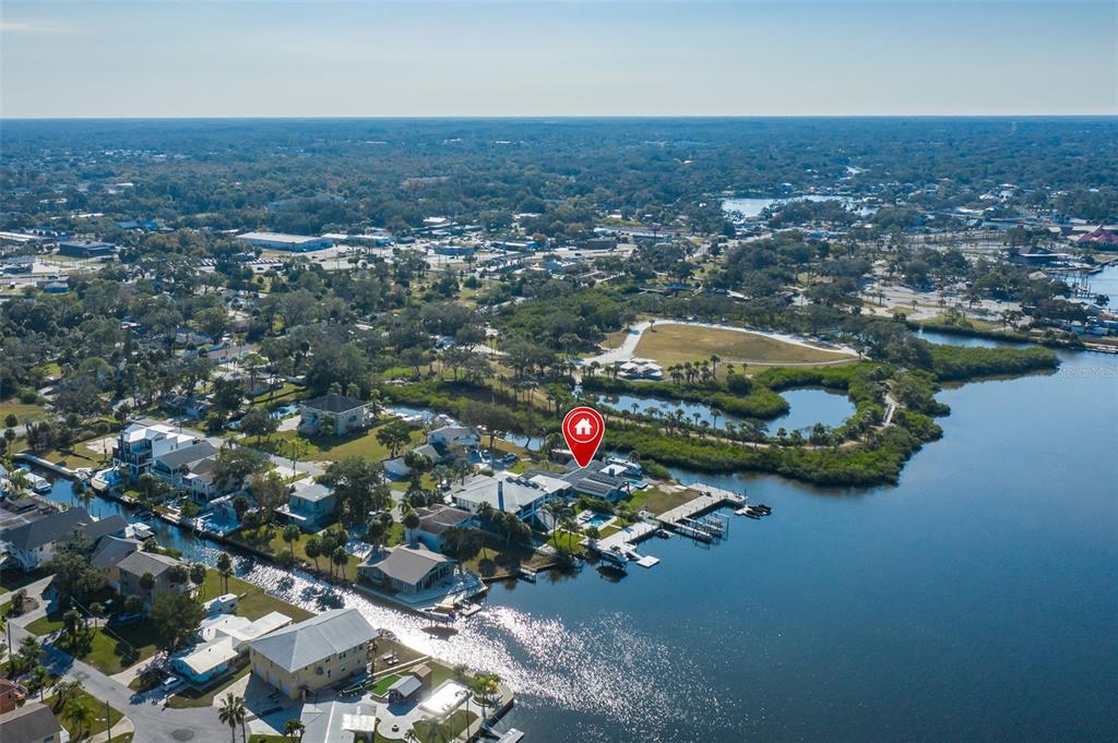 8211 Hayward Lane Port Richey, FL 34668 - Photo 57 of 65 an aerial view of a houses with city view