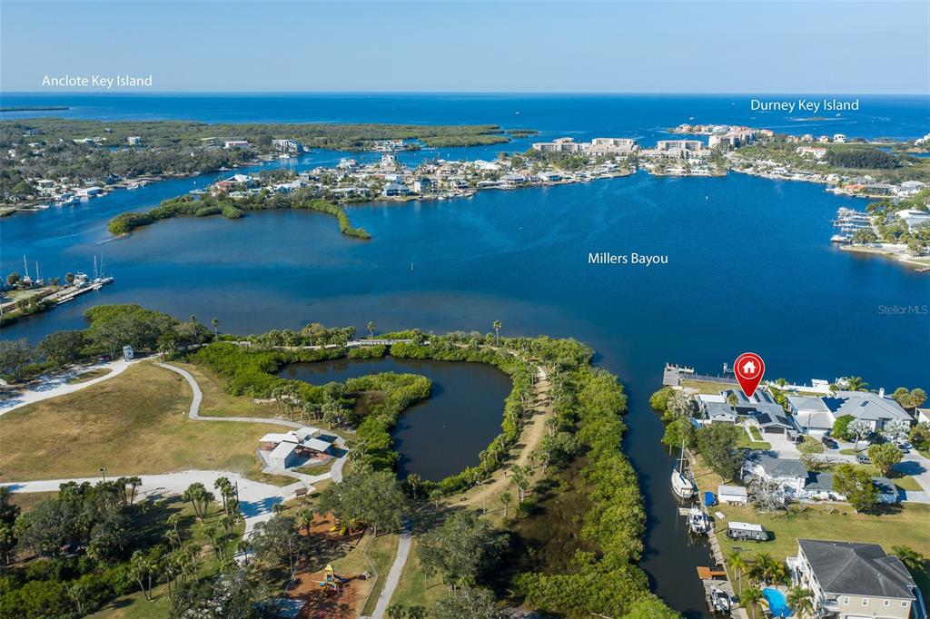 8211 Hayward Lane Port Richey, FL 34668 - Photo 58 of 65 an aerial view of ocean residential house with outdoor space