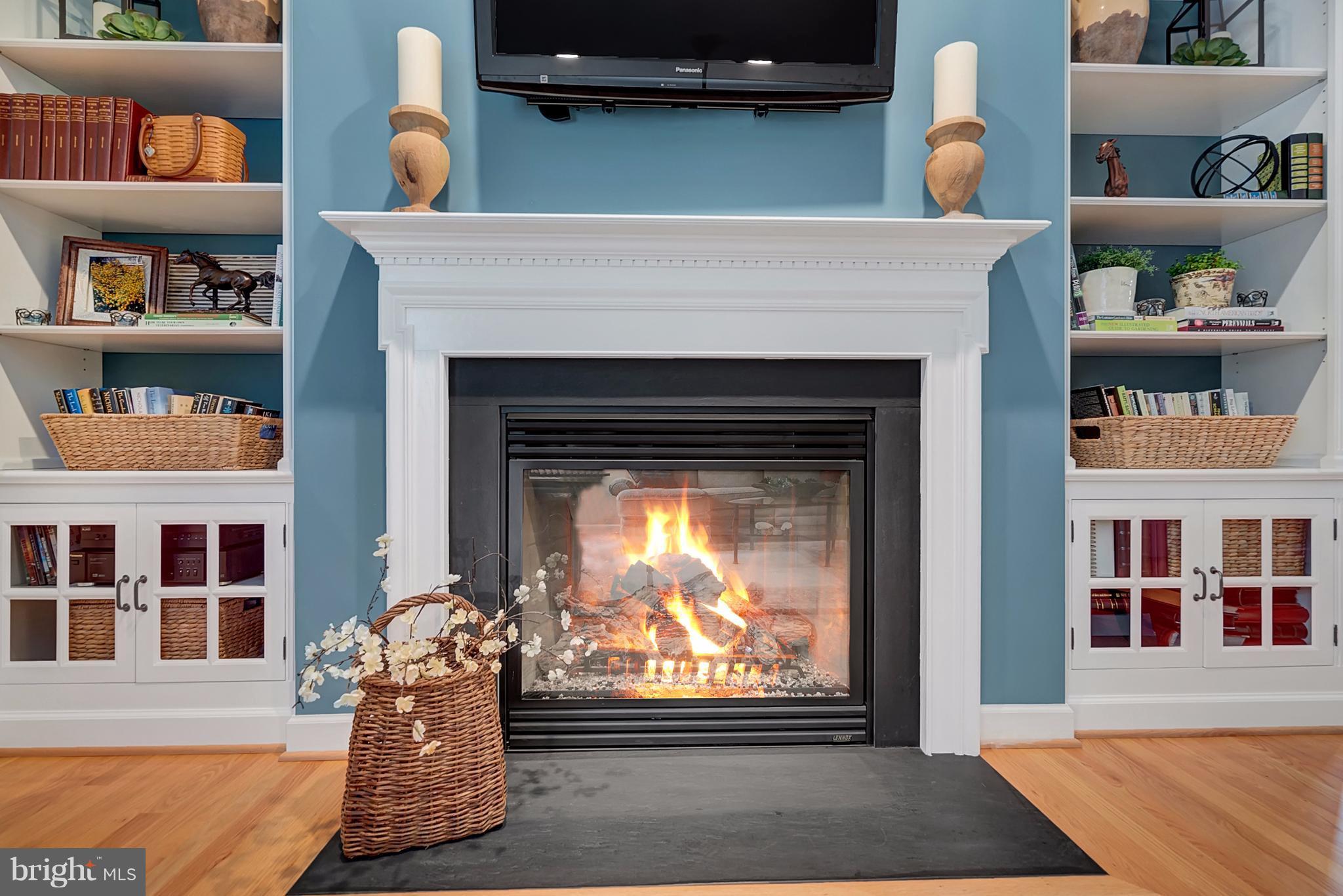 6370 Georgetown Road Broad Run, VA 20137 - Photo 11 of 30 gas fireplace with built ins