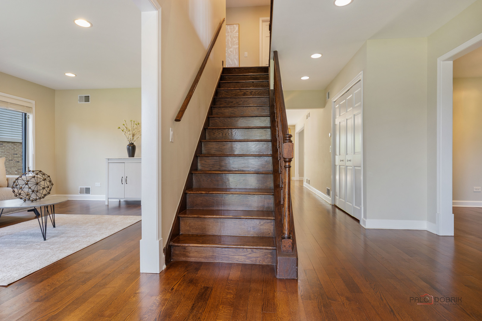 2965 Keystone Road Northbrook, IL 60062 - Photo 3 of 40 a view of entryway and hall with wooden floor
