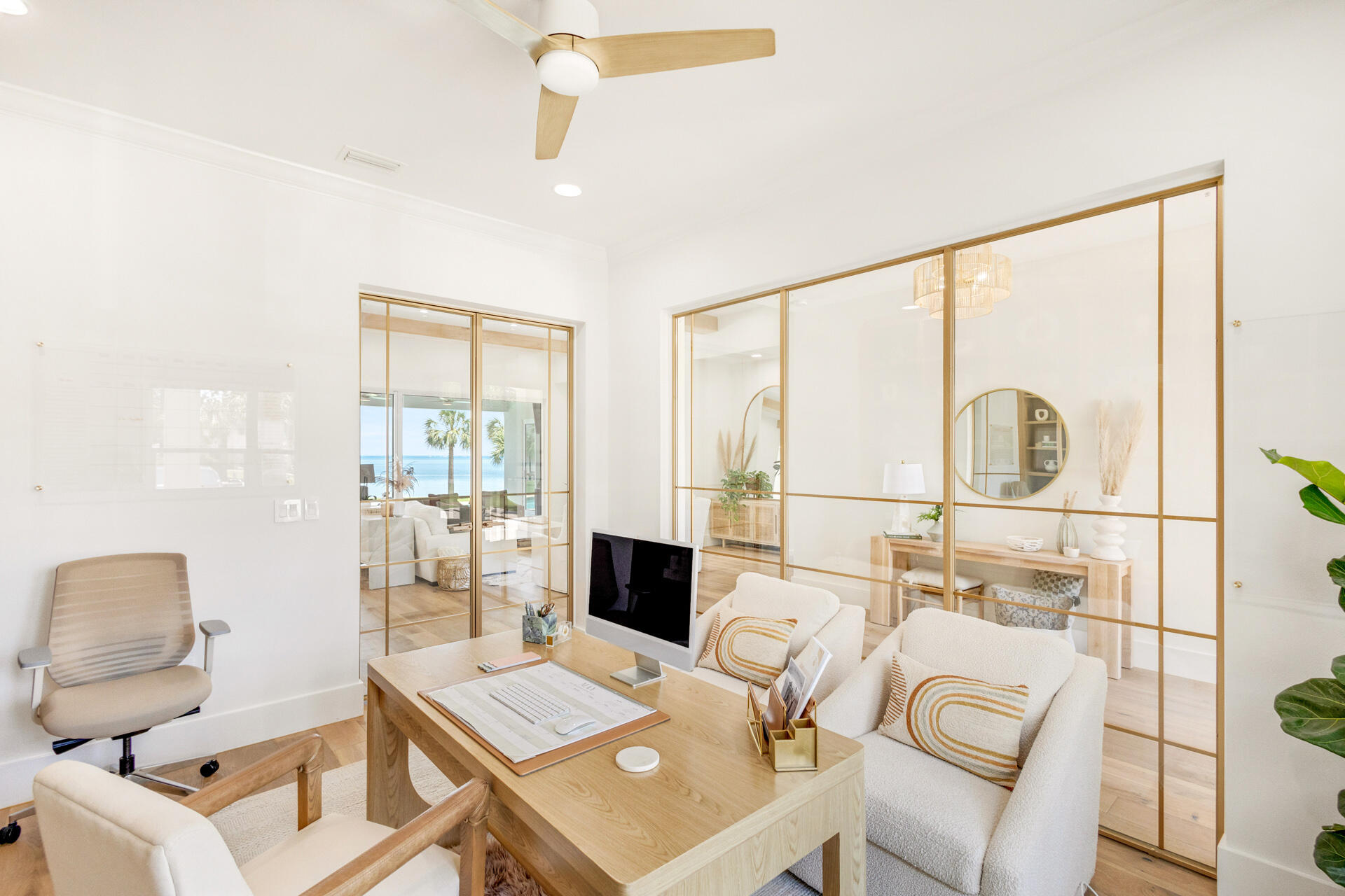 1341 Driftwood Point Road Santa Rosa Beach, FL 32459 - Photo 37 of 55 a living room with furniture and large windows