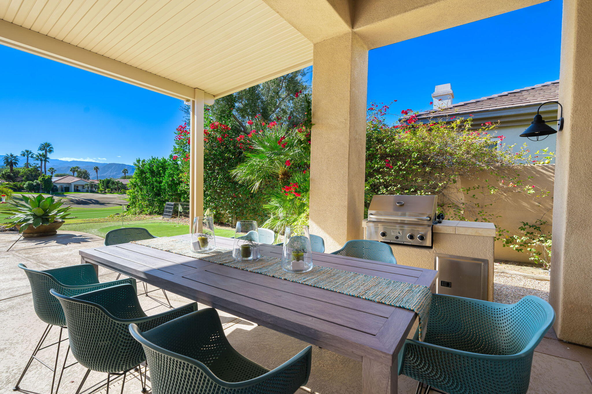 96 Vía Bella Rancho Mirage, CA 92270 - Photo 39 of 60 a outdoor view with a sitting space