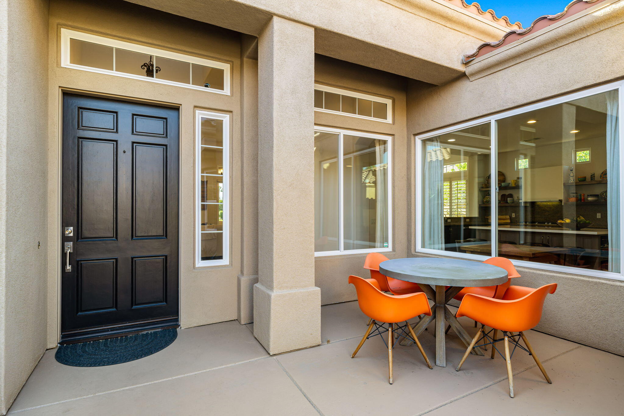 96 Vía Bella Rancho Mirage, CA 92270 - Photo 55 of 60 a view of a house with a lounge chair