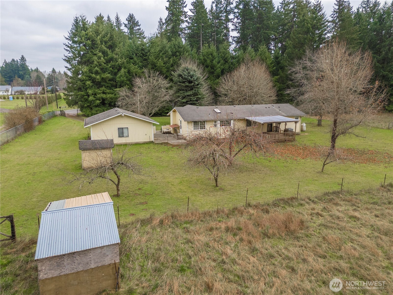 9405 Rich Road Southeast Olympia, WA 98501 - Photo 22 of 25 an aerial view of a house with outdoor space