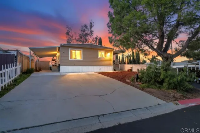 a house view with a outdoor space