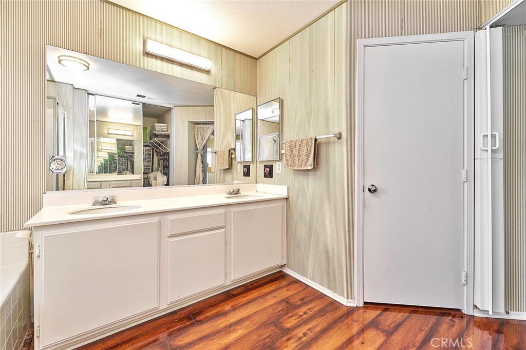 7371 Correspondence Place Rancho Cucamonga, CA 91730 - Photo 21 of 39 a bathroom with a sink and a mirror