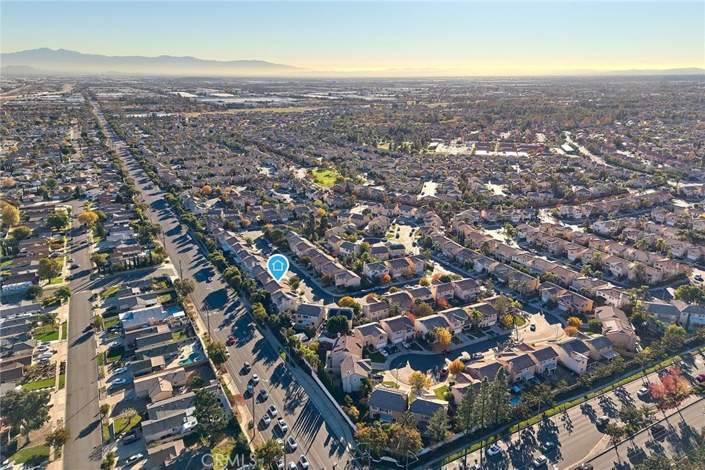 7371 Correspondence Place Rancho Cucamonga, CA 91730 - Photo 39 of 39 an aerial view of residential houses with city view