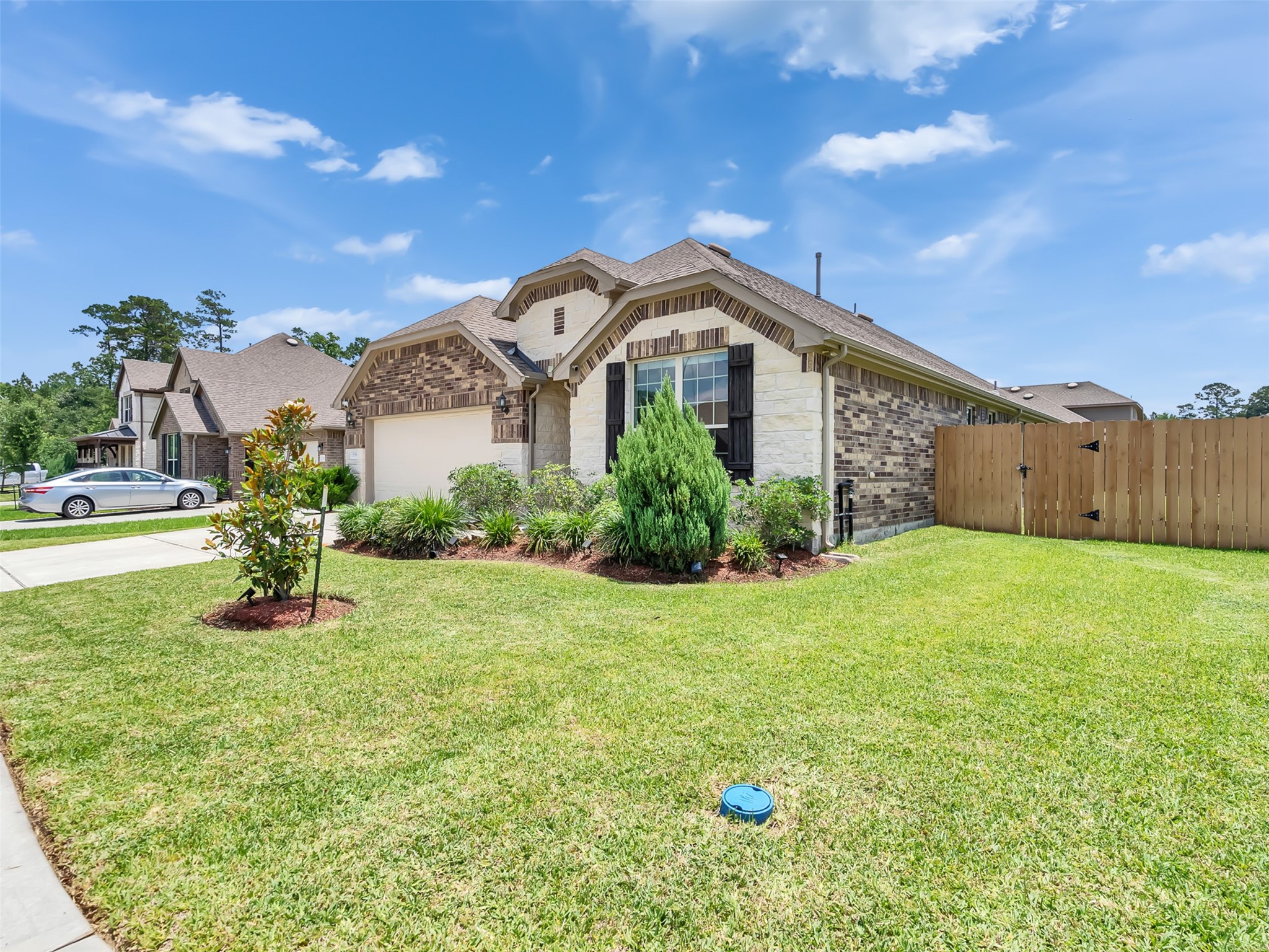 27997 Lone Hollow Lane Spring, TX 77386 - Photo 8 of 45 a front view of a house with a yard