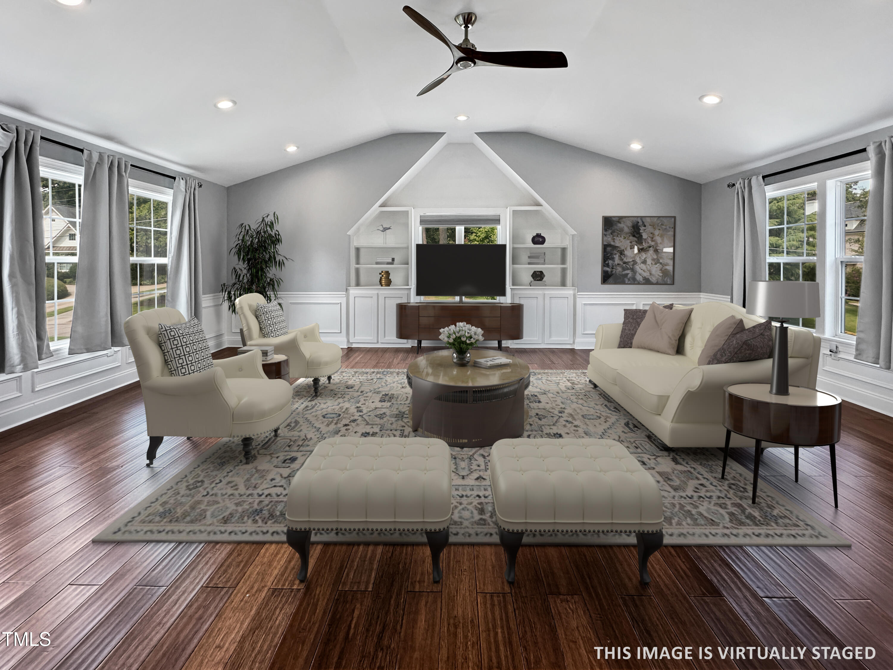 1318 Mayfair Road Raleigh, NC 27608 - Photo 31 of 52 2nd Floor Bonus Room Staged. This Image is Virtually Staged