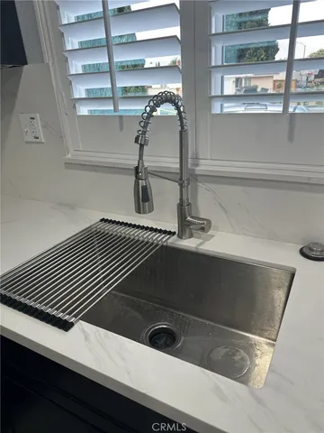 a close view of sink