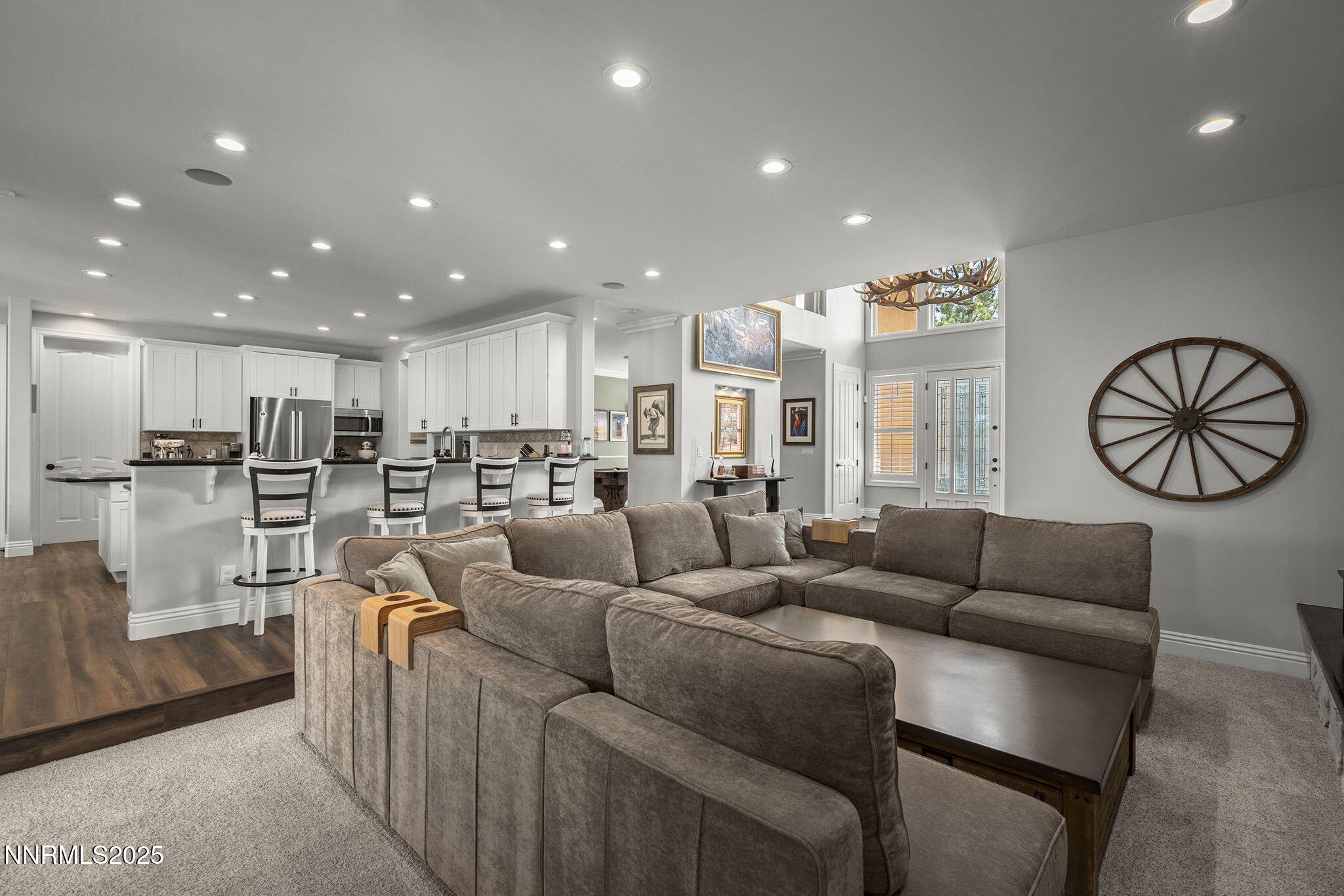 1465 Taos Lane Reno, NV 89511 - Photo 13 of 60 a living room with furniture and a view of kitchen appliances