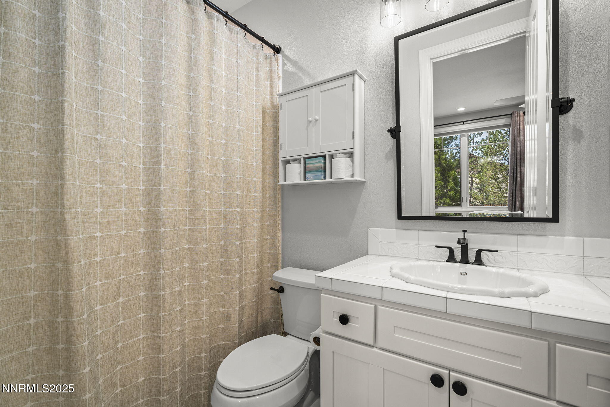 1465 Taos Lane Reno, NV 89511 - Photo 23 of 60 a bathroom with a sink a toilet and a mirror
