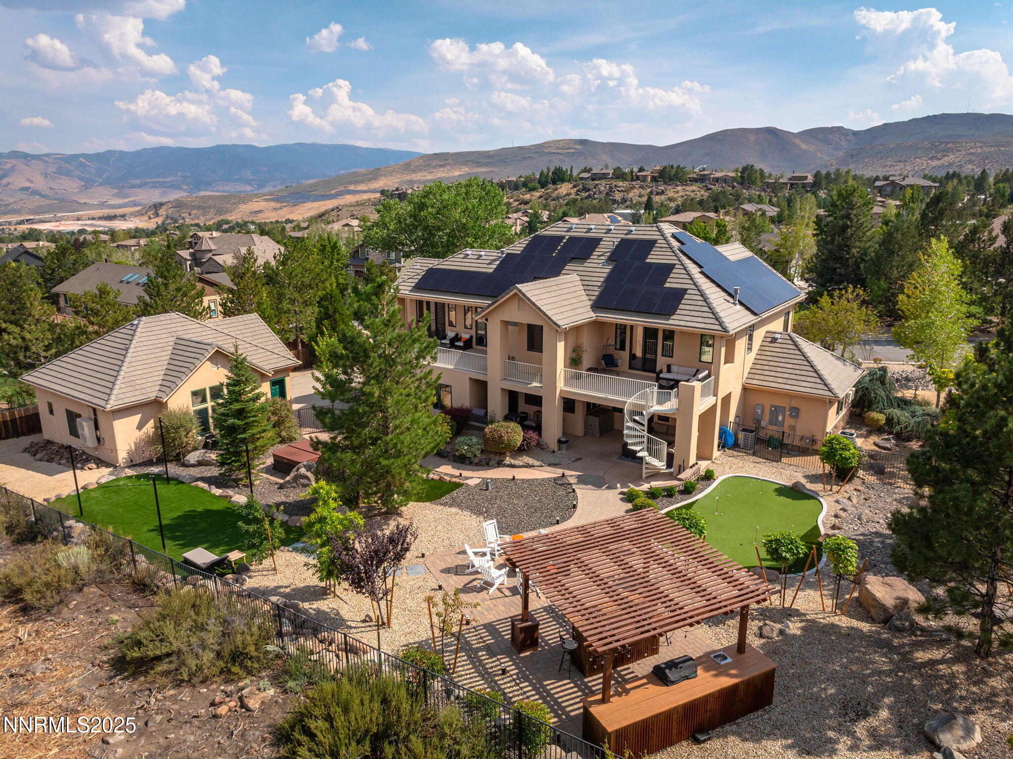 1465 Taos Lane Reno, NV 89511 - Photo 59 of 60 an aerial view of a house with a garden