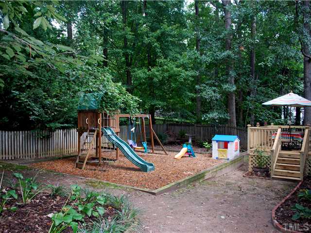 8705 Yucca Trail Raleigh, NC 27615 - Photo 13 of 19 Fenced Back Yard w/ Abundant Trees!